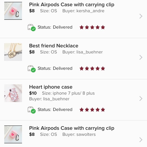 Pink Airpods Case with carrying clip!!!5🌟🌟🌟🌟🌟 - Picture 6 of 6